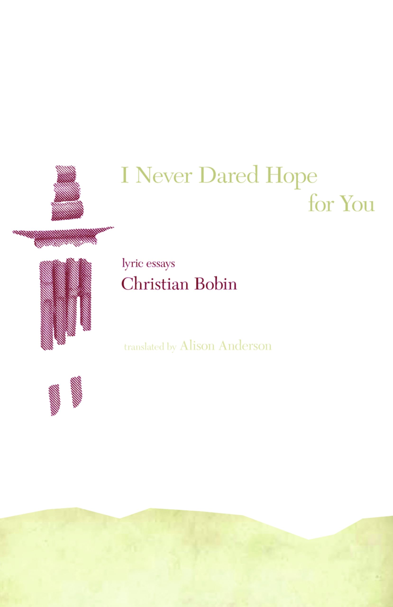 I Never Dared Hope for You: Lyric Essays