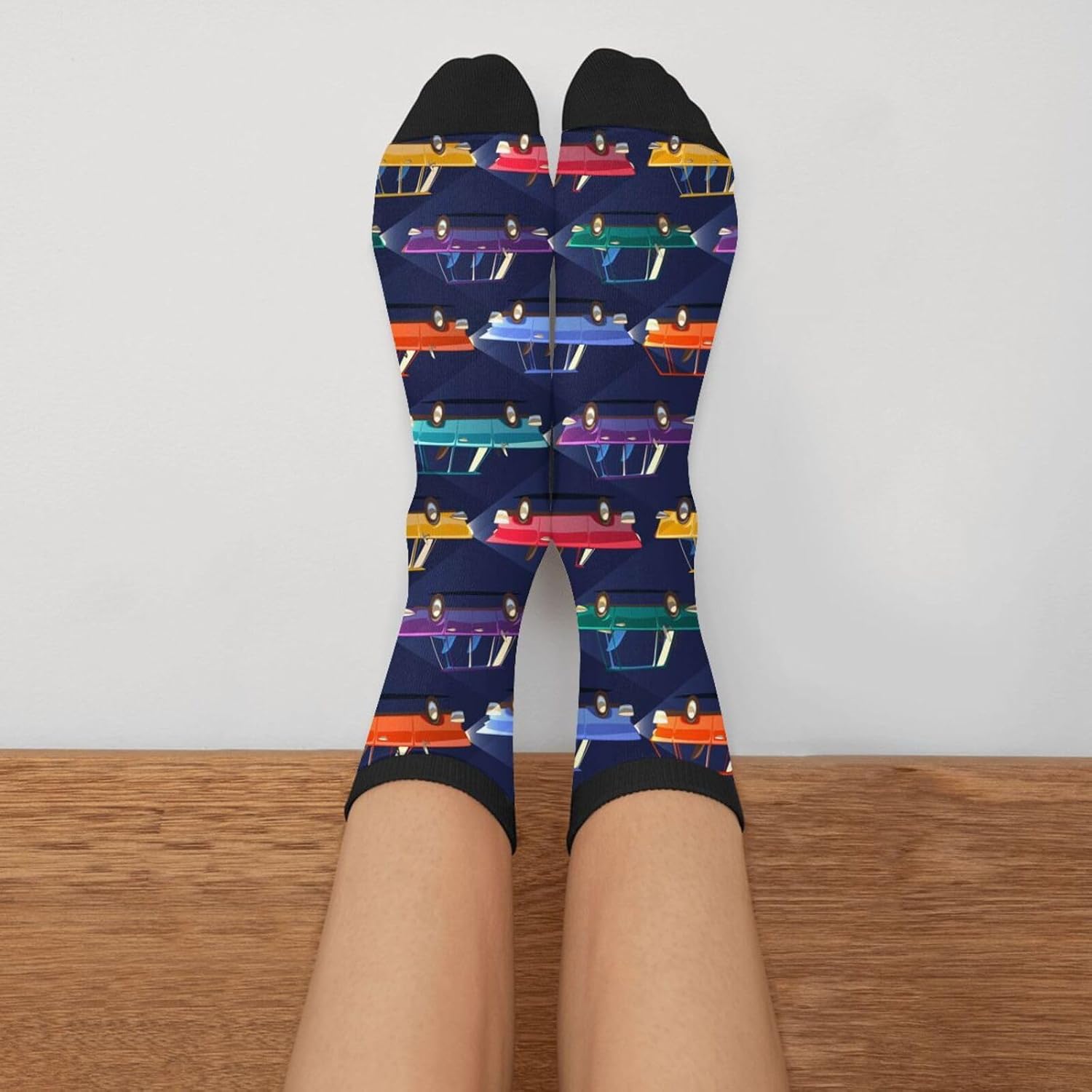 Novelty Fun Crew Socks Fashion Comfortable Men And Women Crazy Dress Socks image 2