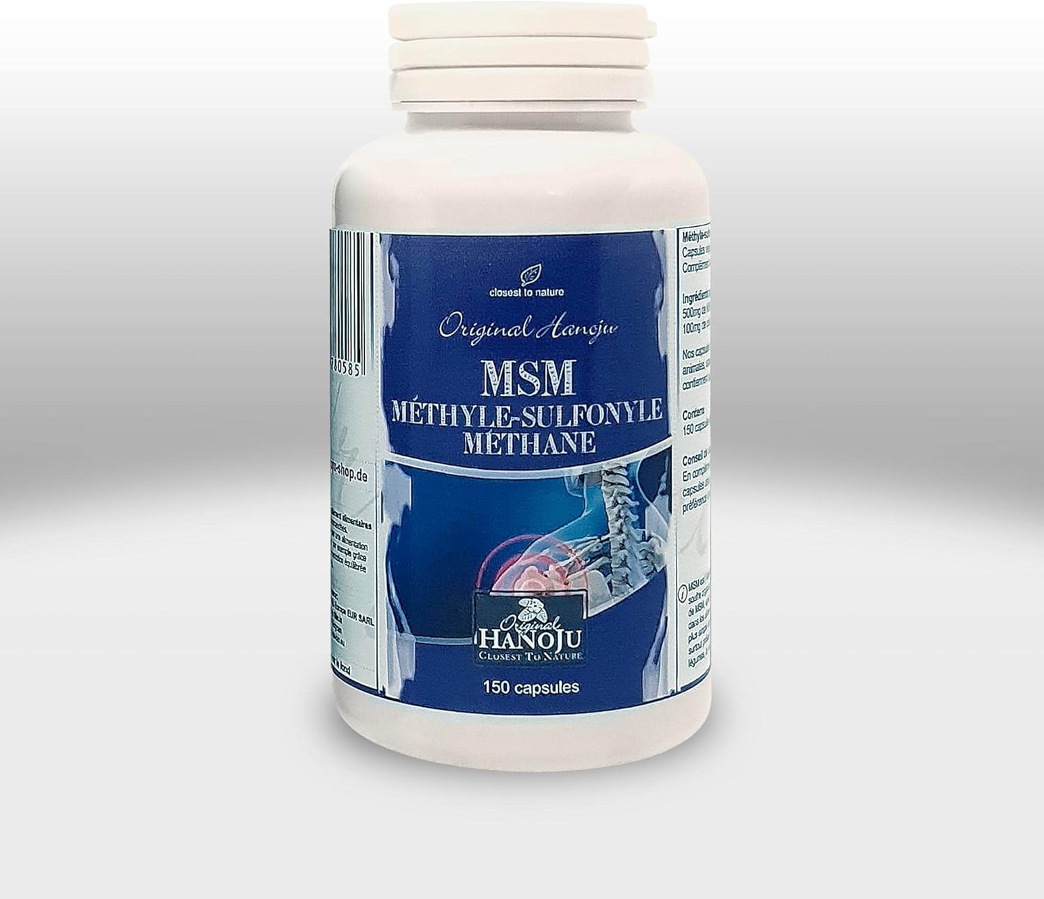 MSM Organic Sulphur 500 mg 150 Capsules
