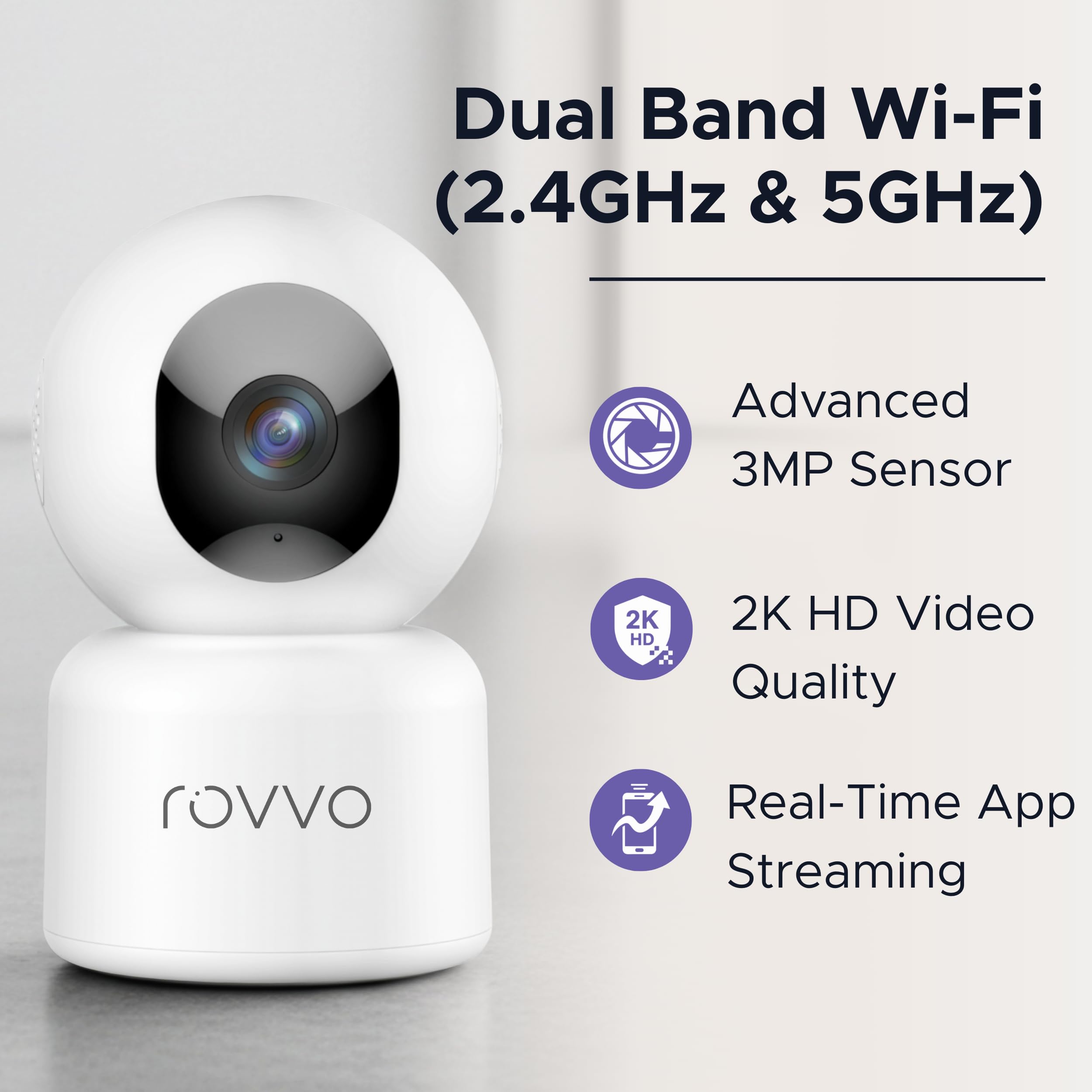 Pet Vision 360 – Smart Indoor Pet Camera with Pan & Tilt View, 1080p HD, Auto Motion Tracking, Two-Way Audio, Night Vision & App Control. - image 2