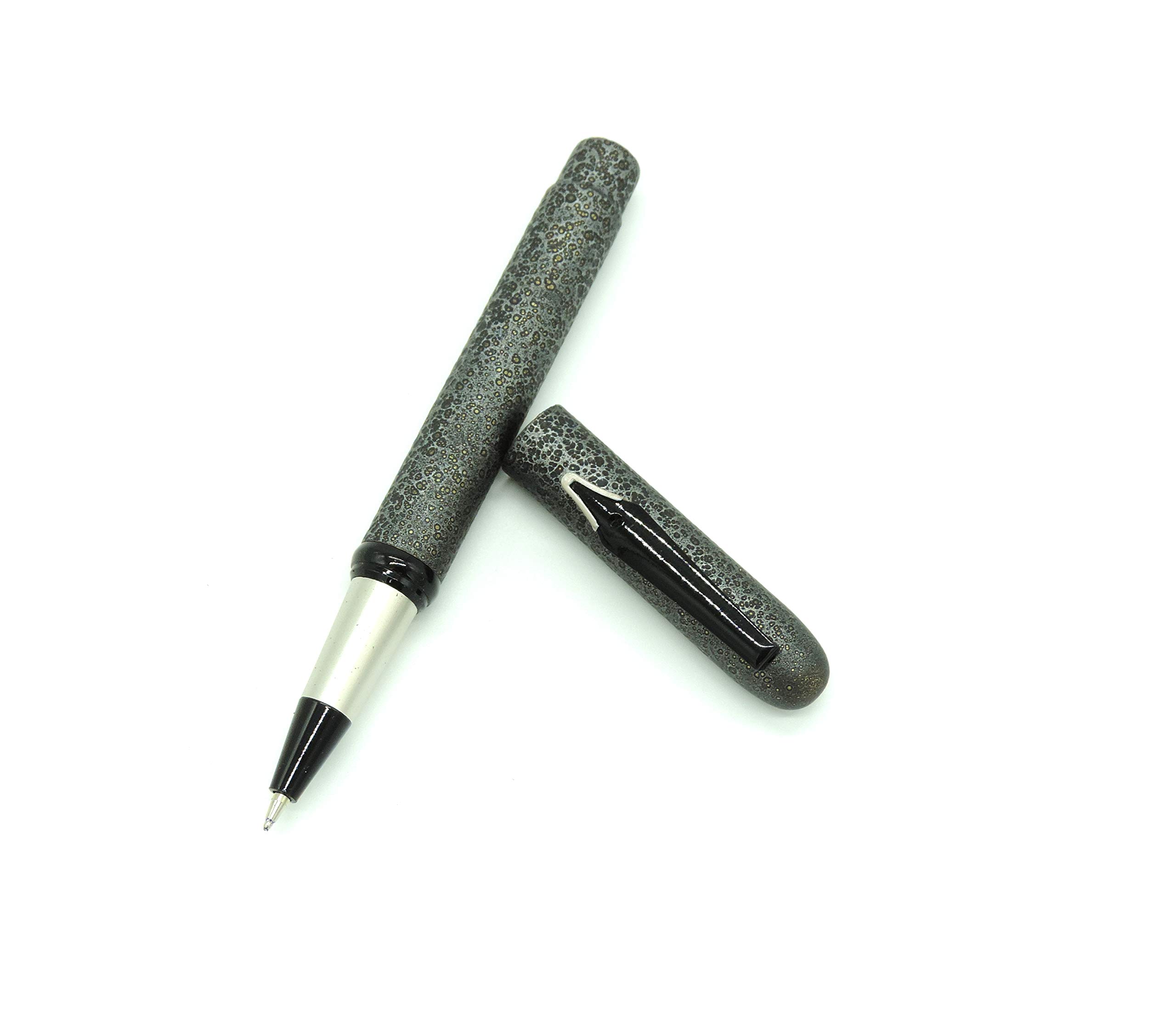 Epraiser Brass Made Hammertone Cobra Black Antique Designer Roller Ball Pen