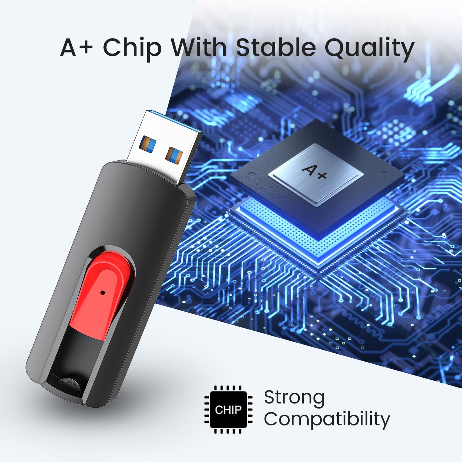 Vansuny chiavette usb 32 gb 5-Piece, Vansuny USB 3.0 32GB Pendrive con design retrattile, Flash Drive 32 Giga, penna usb per Laptop PC Desktop