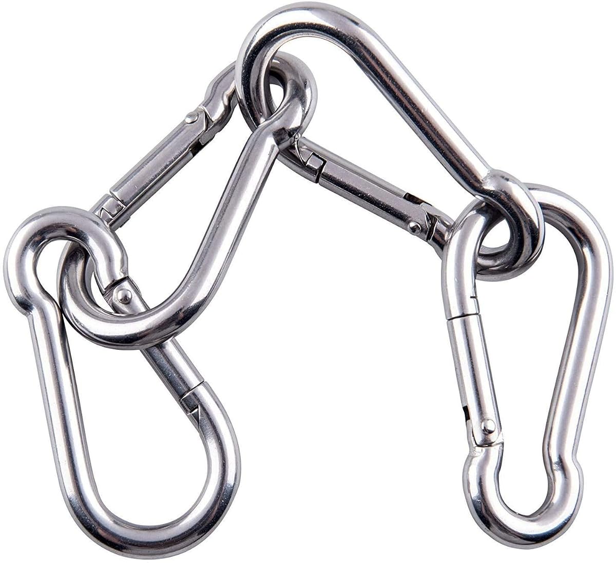 Woofy Metal Heavy Duty Eye Clasp Multipurpose- Best for Spring Pet Buckle, Key