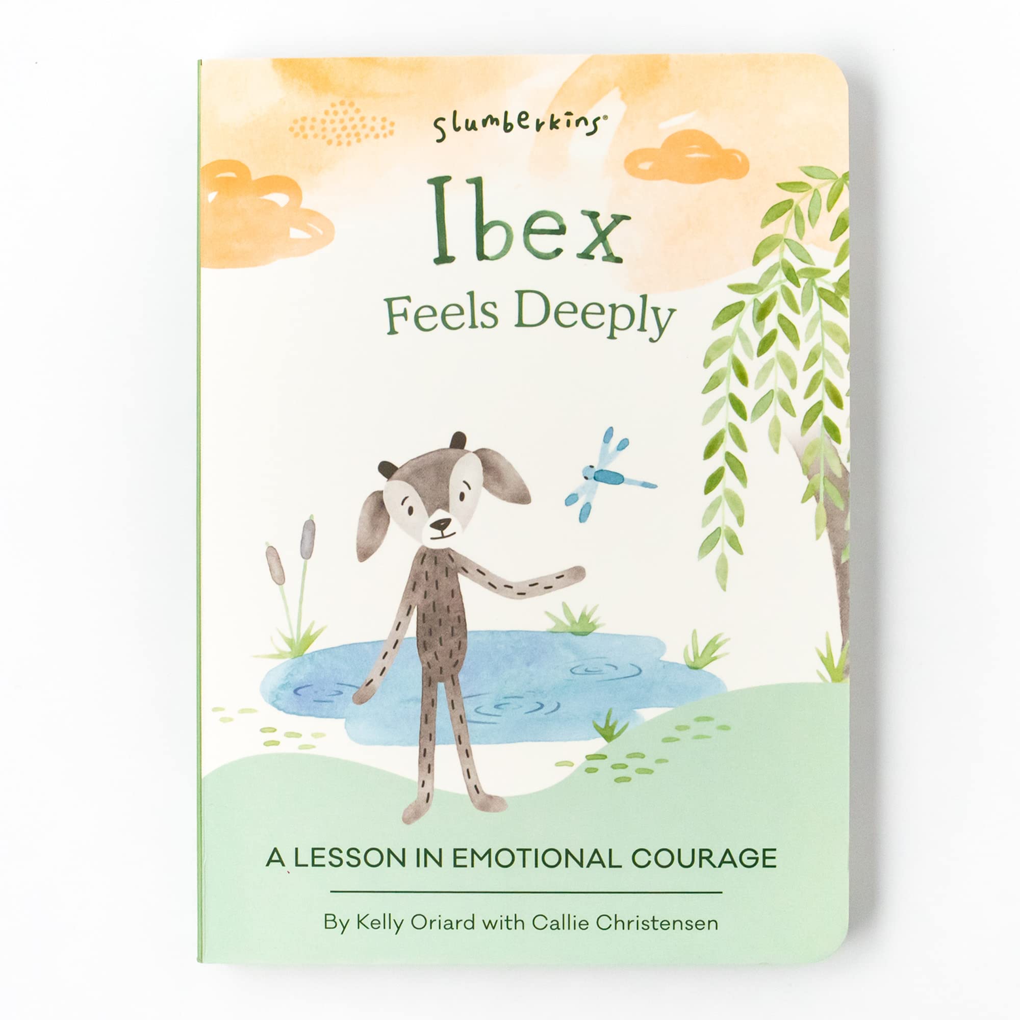 Slumberkins Ibex Feels Deeply: A Lesson In Emotional Courage | Promotes Emotional Courage, Resilience & Empathy | Social Emotional Tools for Ages 0+