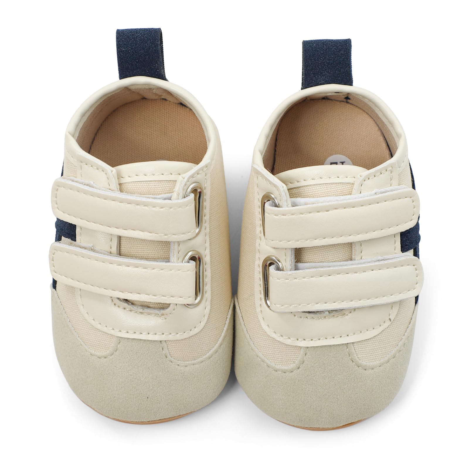 MASOCIO Scarpine Neonato Primi Passi in Morbida Unisex Sneaker Casual con Suole Morbide Scarpette Antiscivolo per Bimbi 3-18 Mesi
