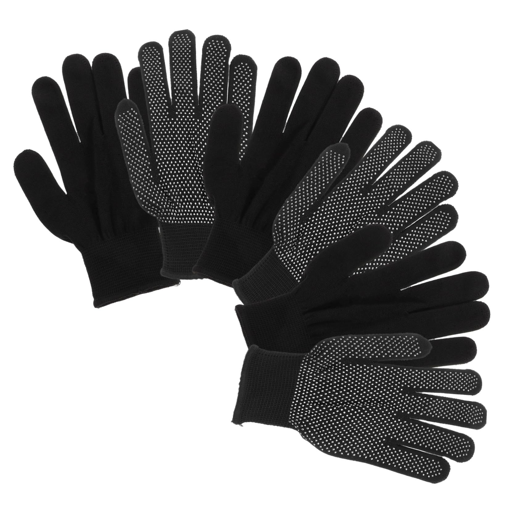 Holibanna 3Pairs Breathable Nylon Gloves of Elastic Sweat Outdoor Gloves for Climbing Cycling and Hiking Lightweight and Comfortable for Wear