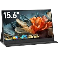HONGO Monitor Portatile, Schermo Portatile 15,6" 1920x1080 FHD