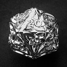 Endless Dice Life Counter D20 Dice Spindown Solid Metal Extra Large Extra Heavy for MTG Magic The Gathering EDH Commander Metal Counter Countdown
