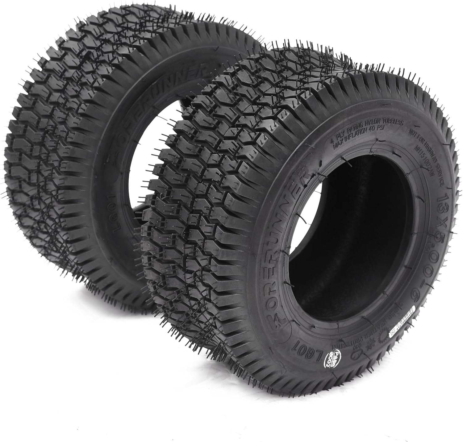 Garvee Lawn Mower Tires Turf Tires 13x5.006 4PR for Golf