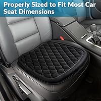 Vista 6 de Big Ant Cojín de asiento de automóvil, cojín de espuma viscoelástica suave para asiento delantero del conductor, automóvil, silla de oficina