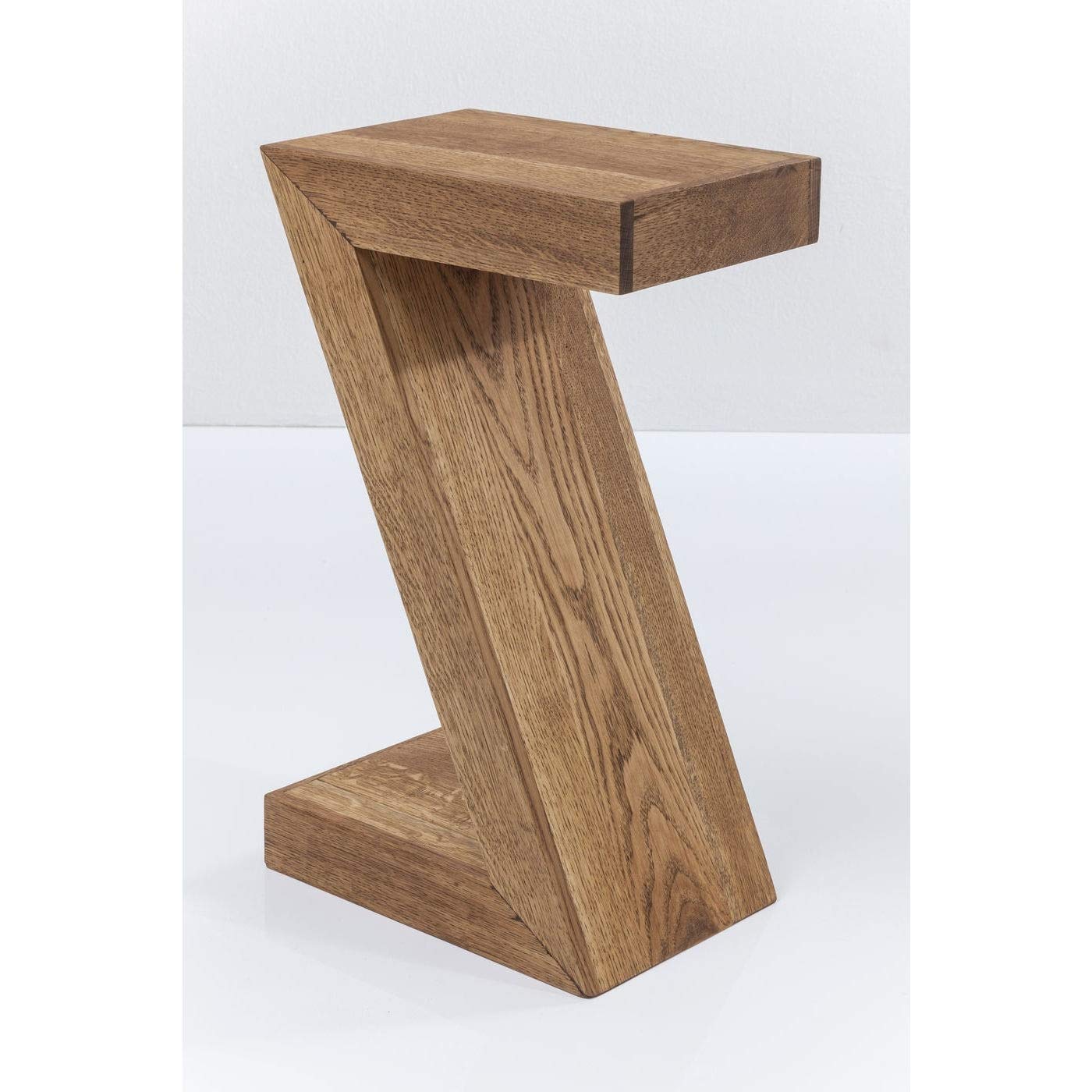 Kare Design Beistelltisch Authentico Z, Braun, Holz, Boho, Nachttisch, Couchtisch für Wohnzimmer, Schlafzimmer, Büro, 55x30x20cm (H/B/T)