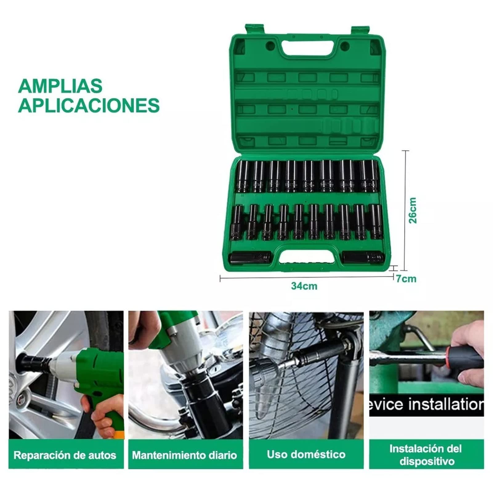 20pcs Zestaw Gniazda Sześciokrotnego Sniwi o Wysokiej Wytrzymałości Stalowe Gniazdo Gniazda Elektrycznego do Elektrycznego Adaptera Wiertła Adapter Udarowy