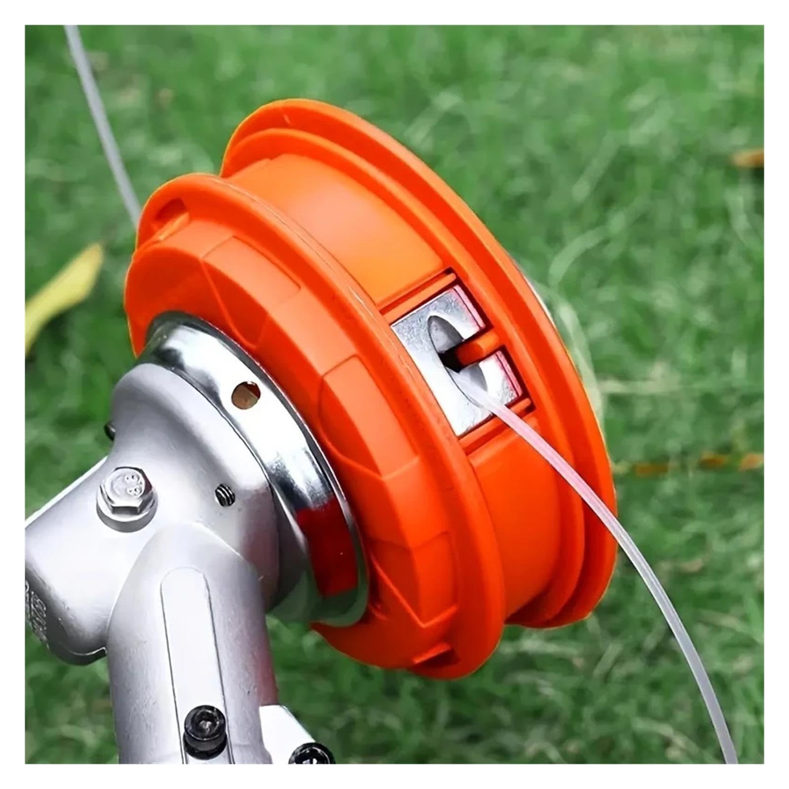 M10 Aluminum Nylon Brush Mower Bump Spool Grass Trimmer 2 Lines Cutter Head Thread Line String Saw Strimmer Garden(1ser)