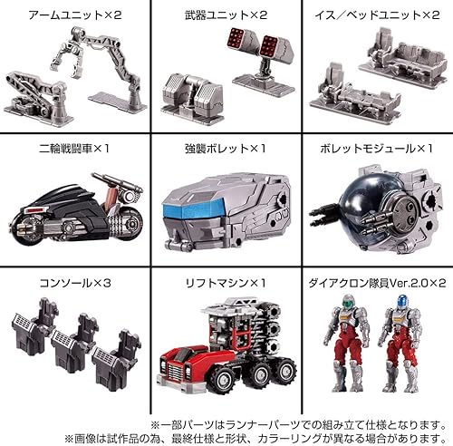 Miniatura 2 de Takara Tomy, Domestical: Takara Tomy Mall Exclusive Diaclone Tactical Carrier Option Unit Set