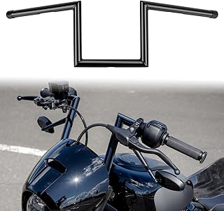 DREAMIZER Guiador de motocicleta Z Bars de 25 mm e 1 ", estilo Ape Hanger para Drag Custom com 8 polegadas de altura, co...