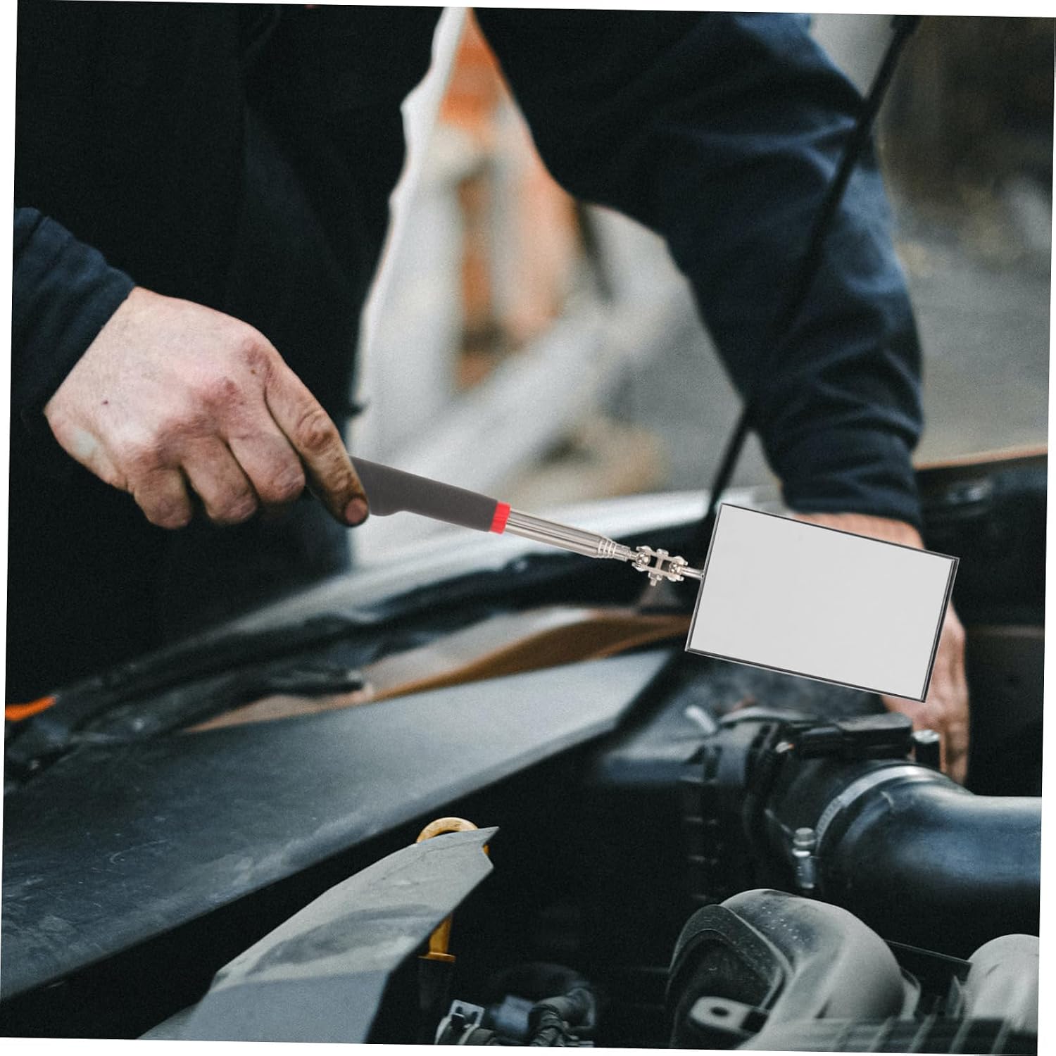 MAGICLULU Telescoping Mechanic Mirror Extendable Flexible Inspection Tool for Vehicle