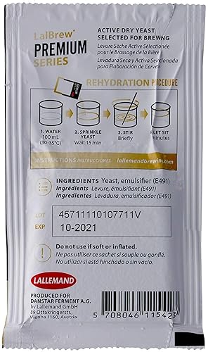 Miniatura 3 de Voss Kveik Ale Levadura - 0.39 oz (Paquete de 5)