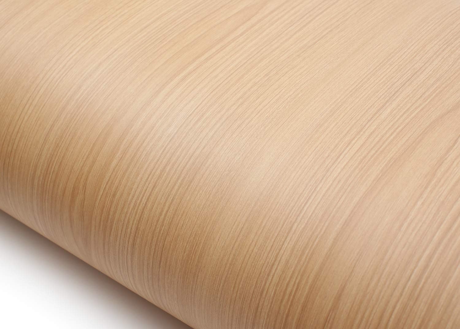 ROSEROSA Peel and Stick Faux Teak Wood Architectural Film Self-Adhesive Vinyl Film Wallpaper Door Wrap Counter Top Border Mirror Molding Trim KW242