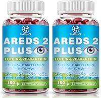 Vista 1 de AREDS 2 Plus Lutein and Zeaxanthin Softgels-Eye Vitamins with Astaxanthin 12mg,Vitamins C, E, Saffron & DHA - Eyebright,Blue Light Protection,Eye