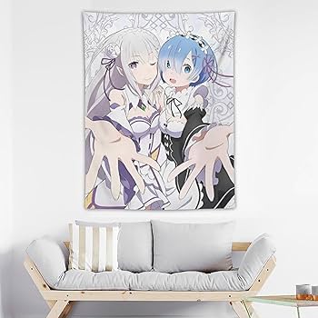 リゼロ　レム　エミリア　タペストリー Amazon.co.jp: Re ゼロから始める異世界生活 リゼロ レム