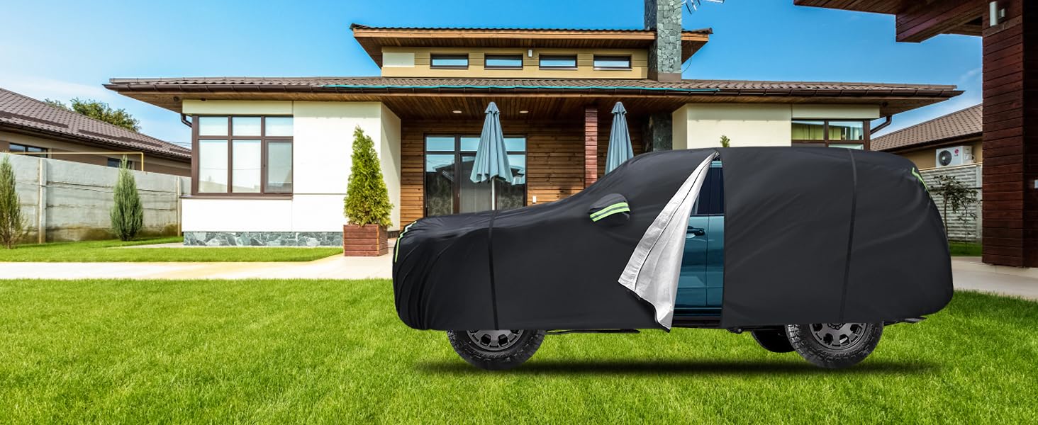 Car Cover Custom Fit for Toyota 4Runner 1995-2025 6 Layers Truck Cover Waterproof All Weather for Automobiles Outdoor — view 9