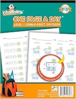 Vista 1 de Channie's Libros de trabajo de una página al día de un solo dígito nivel 1 para principiantes de división visual para enseñanza y aprendizaje