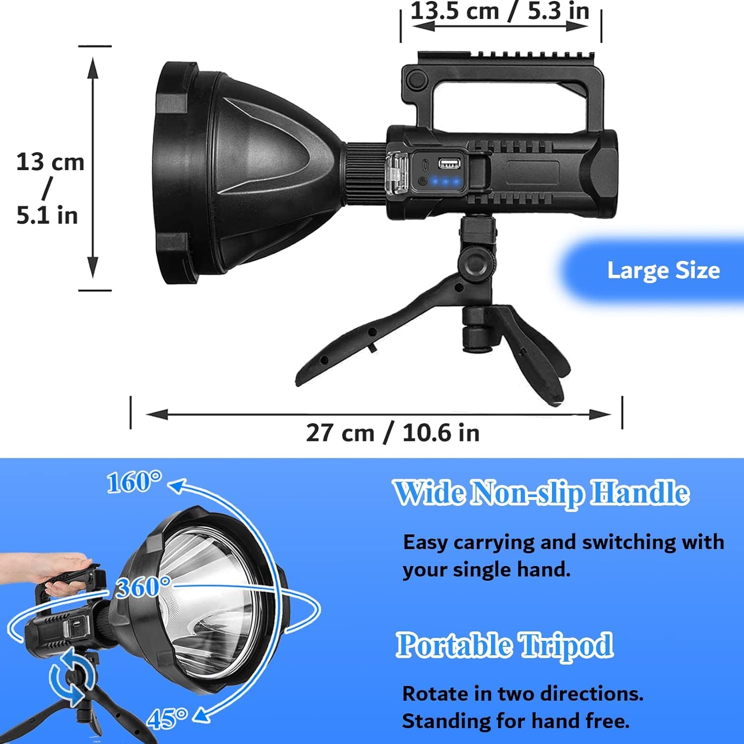 Torcia Fotografica LED 10W PHOTOOLEX – 4 Colori, 20 Gobo Magnetici, Batteria 8400mAh Per Contenuti Creativi