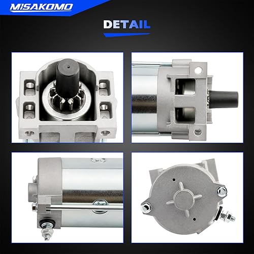 Miniatura 3 de Motor de arranque 136-7880 Motor de arranque para motores 2P77F compatible con Toro Timecutter Titan HD Z Master Quest Radius E-Series S, Exmark