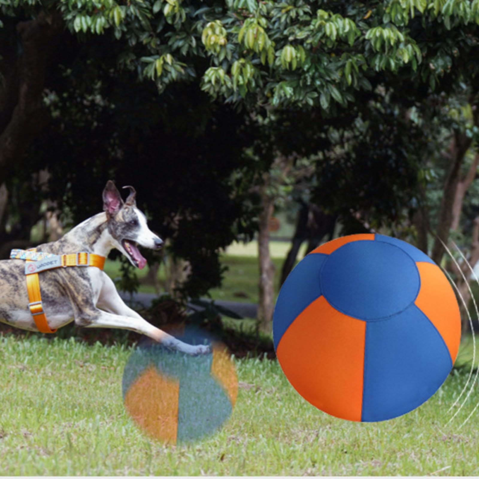 ordinarYone Balle gonflable durable pour chiens avec fermeture éclair pour un gonflage rapide et un jeu pour l'entraînement et les masticateurs agressifs