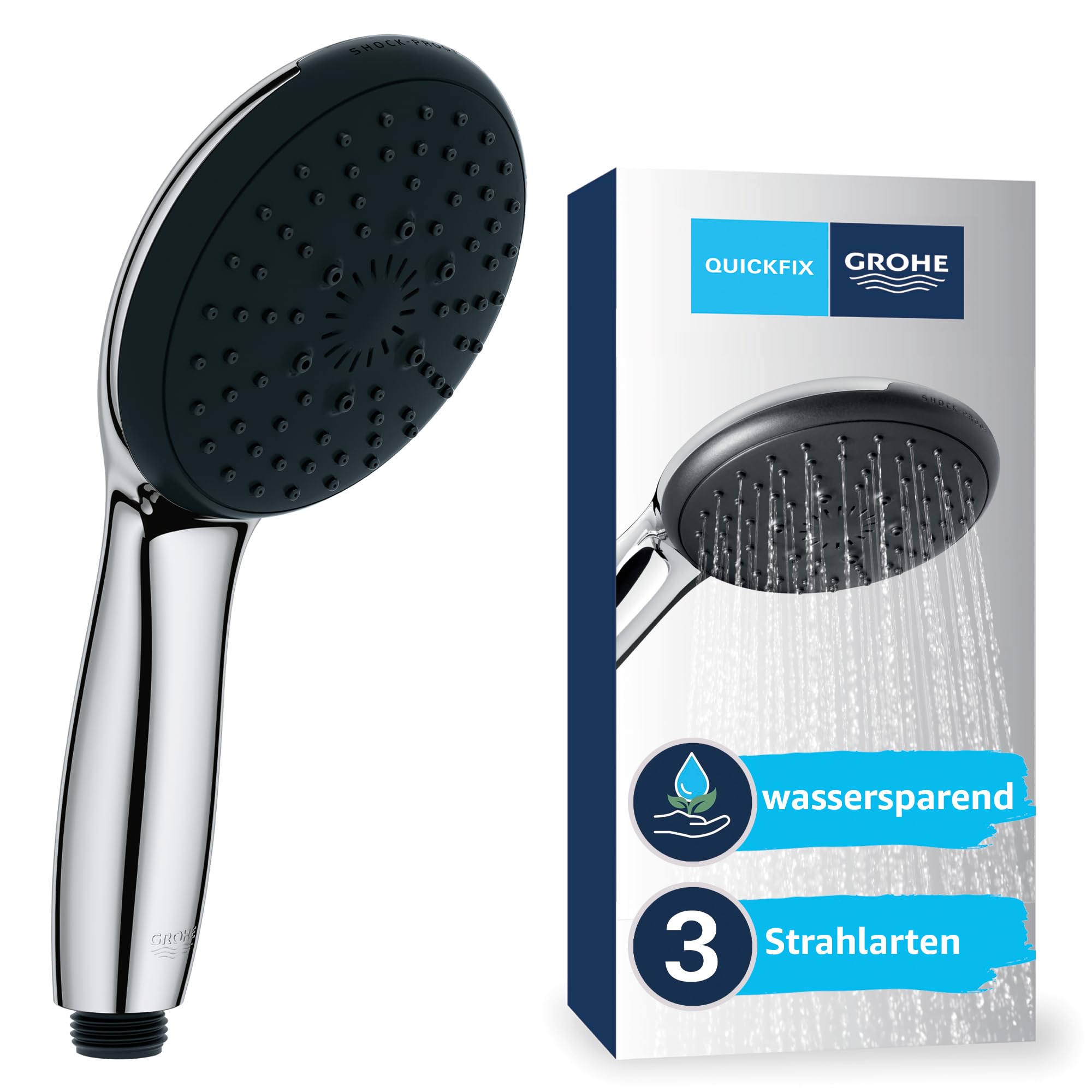 GROHE Vitalio Start 110 Handbrause (Duschkopf, wassersparend)