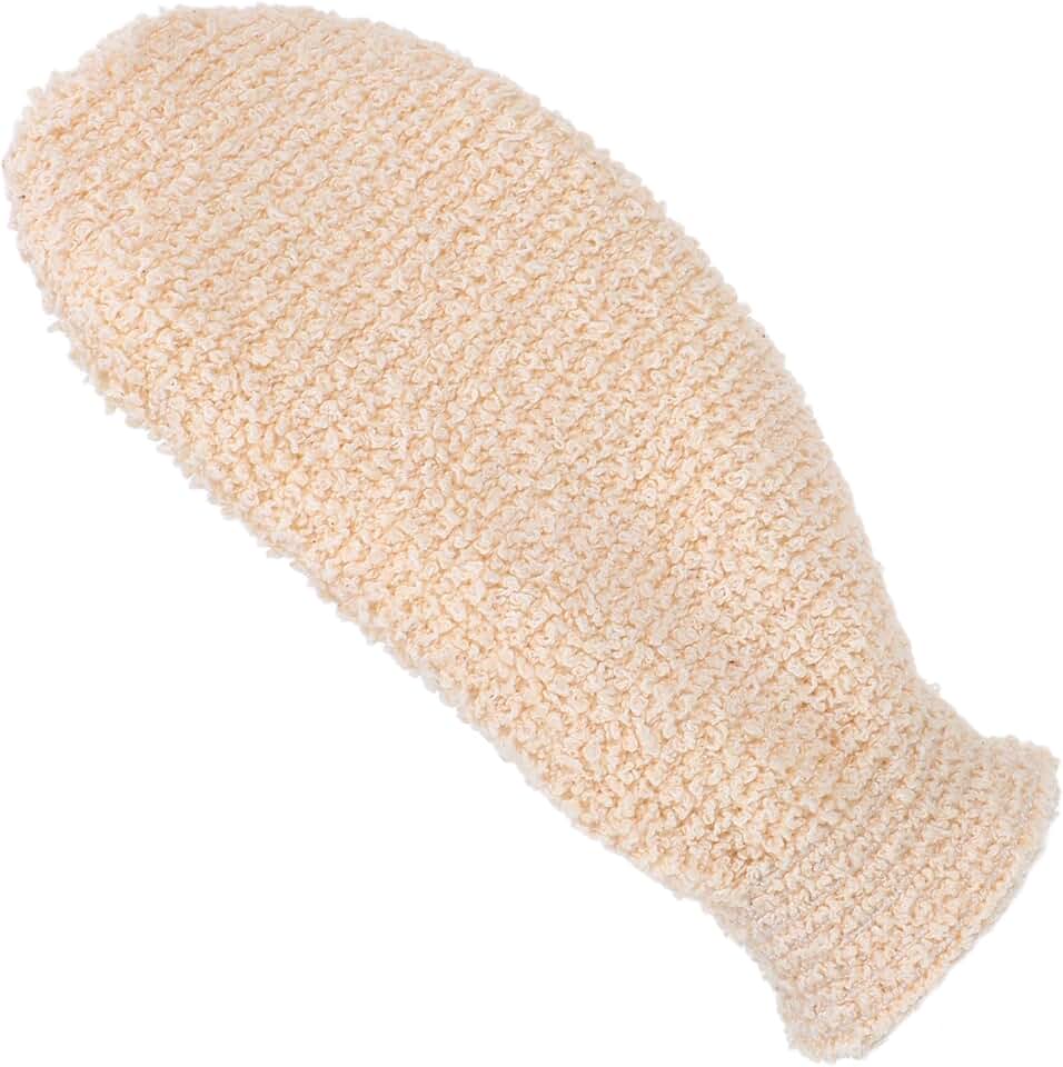 Luva esfoliante removedor de pele morta luva esfoliante corporal spa limpeza profunda textura macia adequada para homens e mulheres uso de banho chuveiro