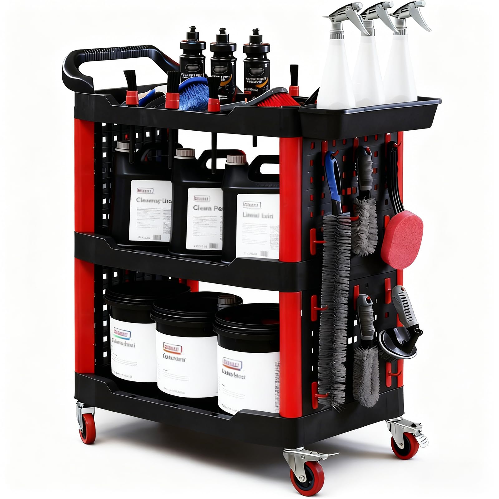 Chariot à outils 3 niveaux pour résoudre le manque de rangement en atelier