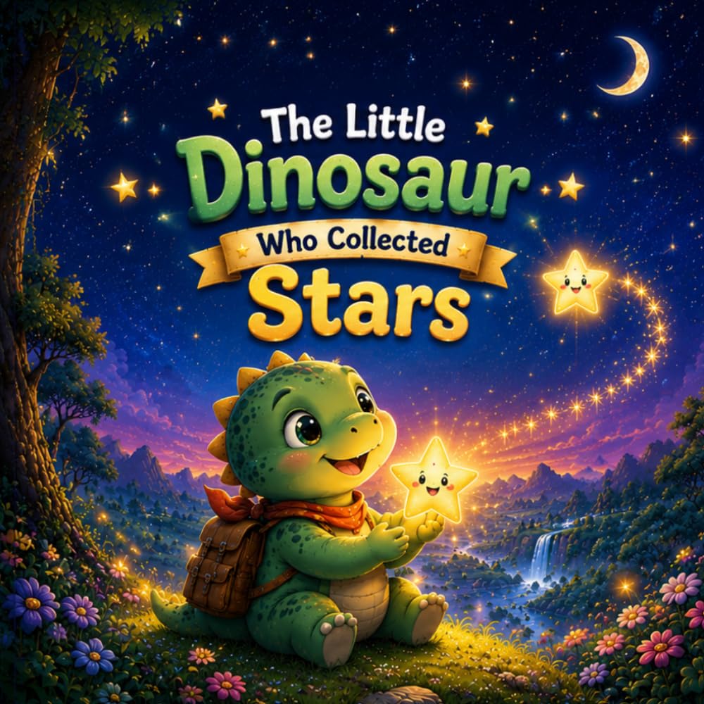 The Little Dinosaur Who Collected Stars: A Heartwarming Bedtime Story About Kindness, Friendship, and Believing in Yourself