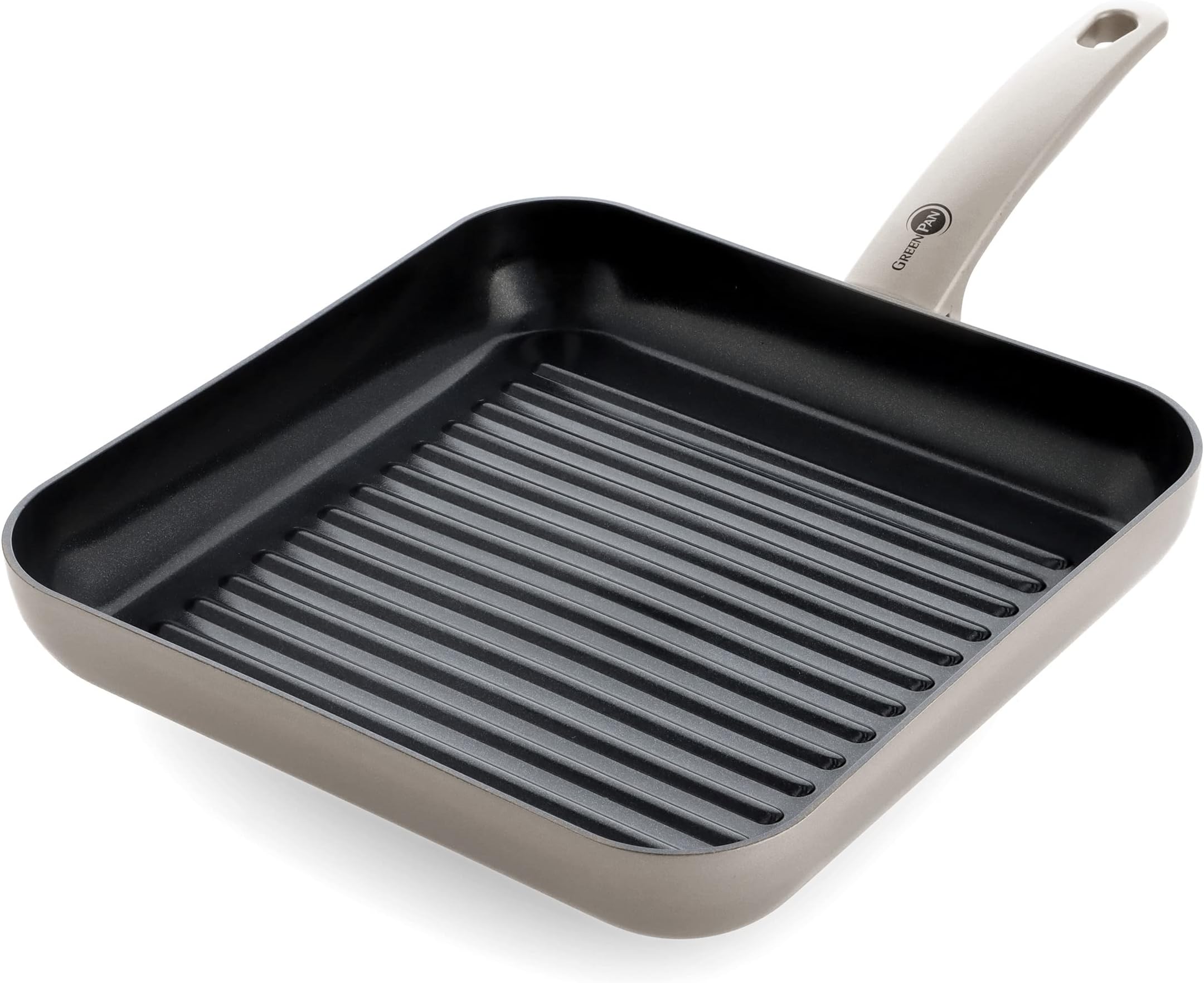 Cambridge Non-Stick 28 cm Square Griddle Pan, PFAS Free, Bronze