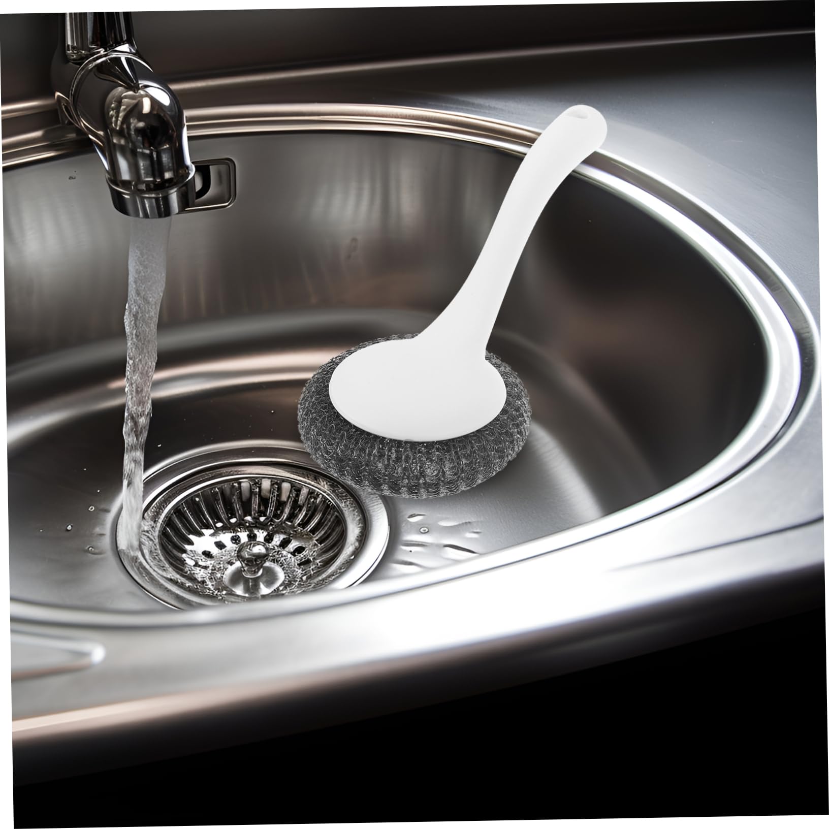 Zerodeko 4 Pezzi Spazzola Per Pentole Scopo Lavastoviglie Microfibra Tutto Cucina Spazzola Per Piatti Pespa Per Lavaggio Del Piatto Lavapiatti in Acciaio Strofinare i Piatti Lana D'acciaio