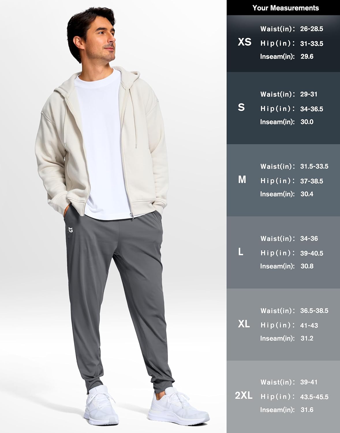 G Gradual Men's Joggers Lightweight Athletic Workout Pants with Pockets Stretch Track Running Sweatpants for Men Gym, Sports - Image 7