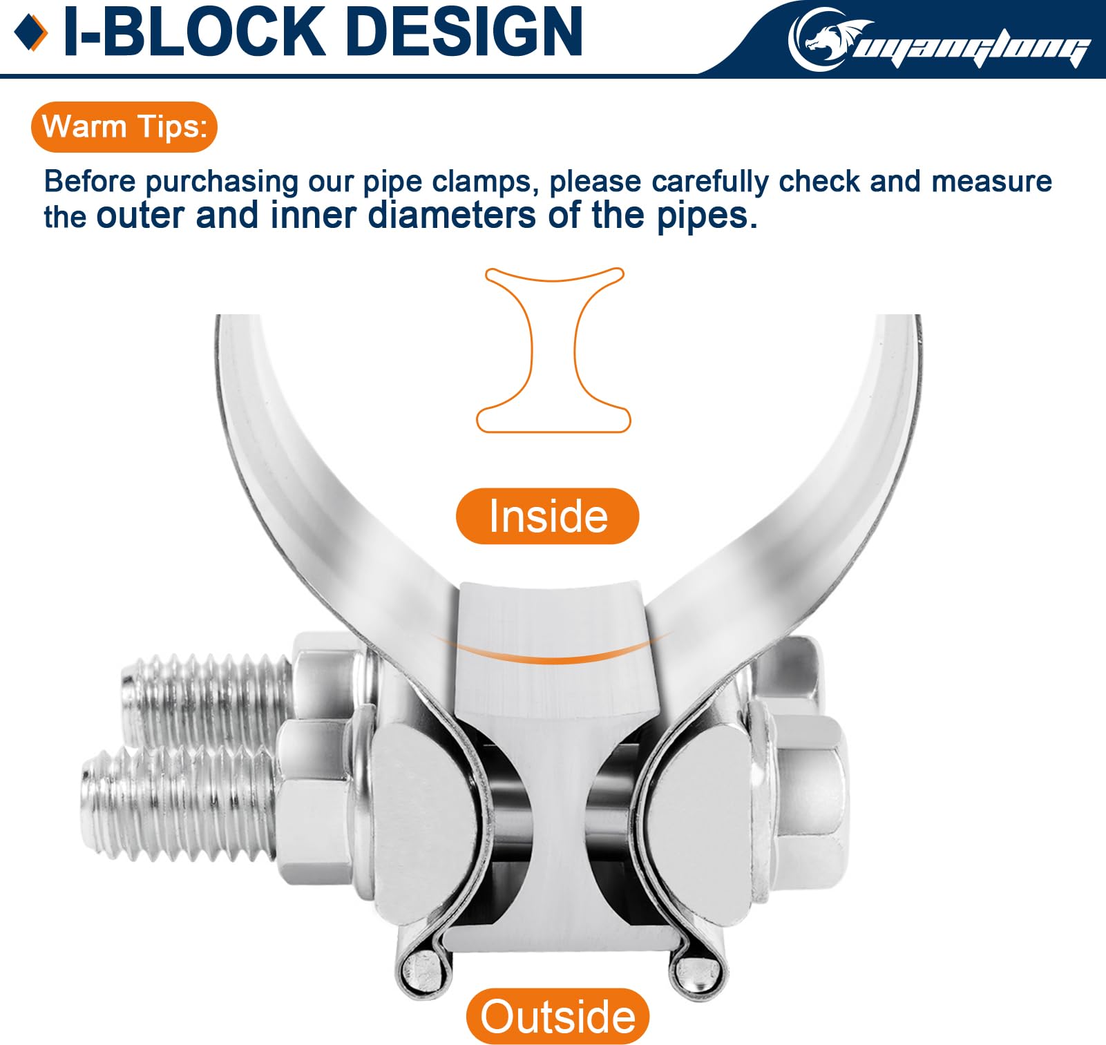 Vitonsbay 3.5 Inch Exhaust Clamp,3 1/2 In Lap Joint Exhaust - Foto 12