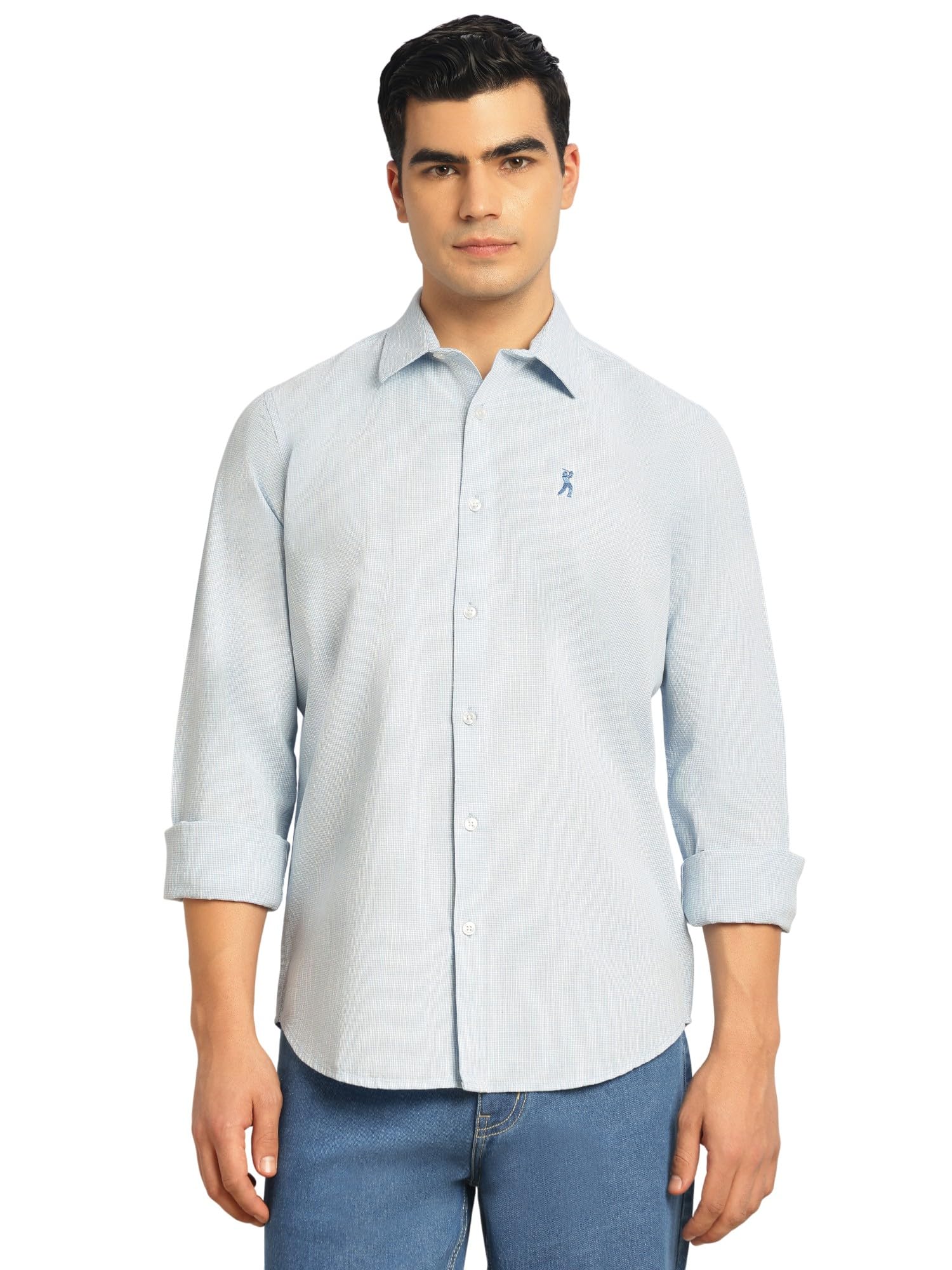 Thomas Scott Men's | Cricket Club Collection | Slim Fit | Long Sleeves | Spread Collar | Pinstripes | Cotton Linen | Casual | Shirt-picture-19