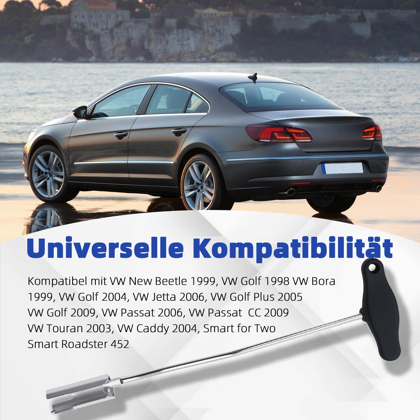 Narzędzie do ściągania wtyczek świec zapłonowych z uchwytem T, pasuje do VW Golf Polo VAG, Smart klucz do świecy zapłonowej, ściągacz do cewki zapłonowej, ściągacz kabli zapłonowych T10112