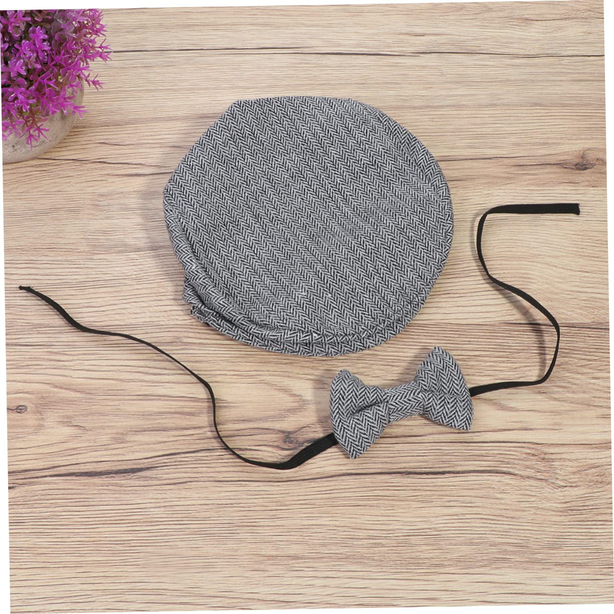 DOITOOL 3 Juegos De Pajarita Accesorios para Fotos Sombrero para Niños Ropa De Niño Recién Nacido Ropa De Bebé Niño Gorra De Caballeros para Bebé Regalos para Niña Recién Nacida