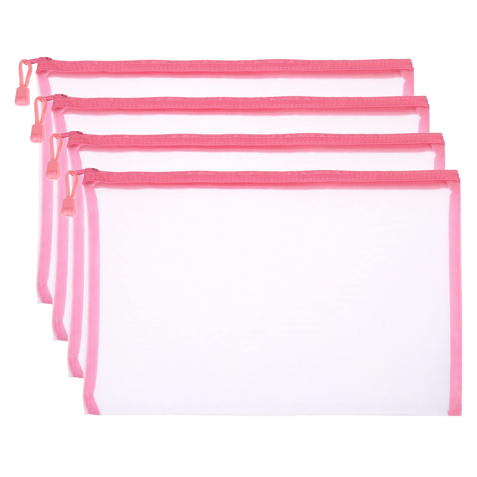 PATIKIL Mesh Zipper Bags