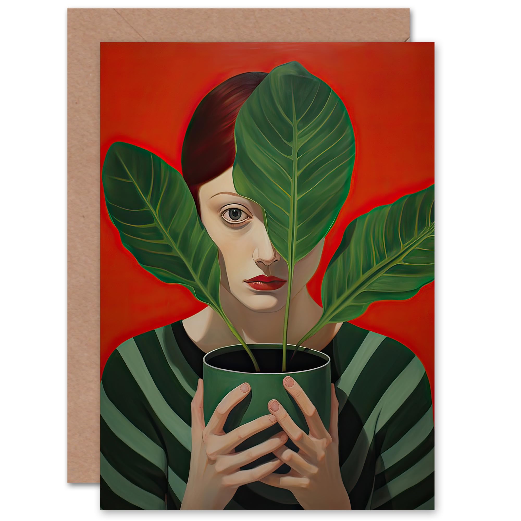 Artery8 Rubbish at Hide and Seek for Him or Her Man Woman Sorry Thinking of You Get Well Soon Blank Art Greeting Card
