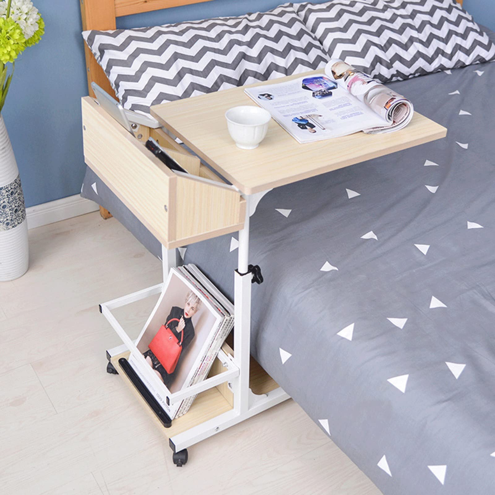 Table de lit roulante pour un petit-déjeuner confortable