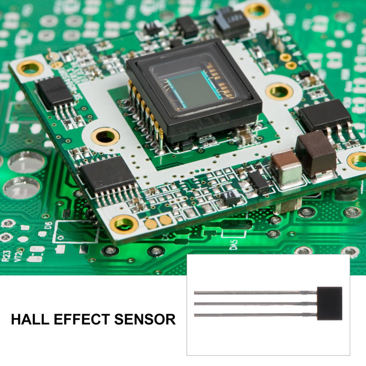 ULTECHNOVO Hall Effect Sensor Compact Miniature Linear Sensor 0.62X0.15X0.15In with Sturdy Brushless Electric Motor for Home Industrial Electrical Applications
