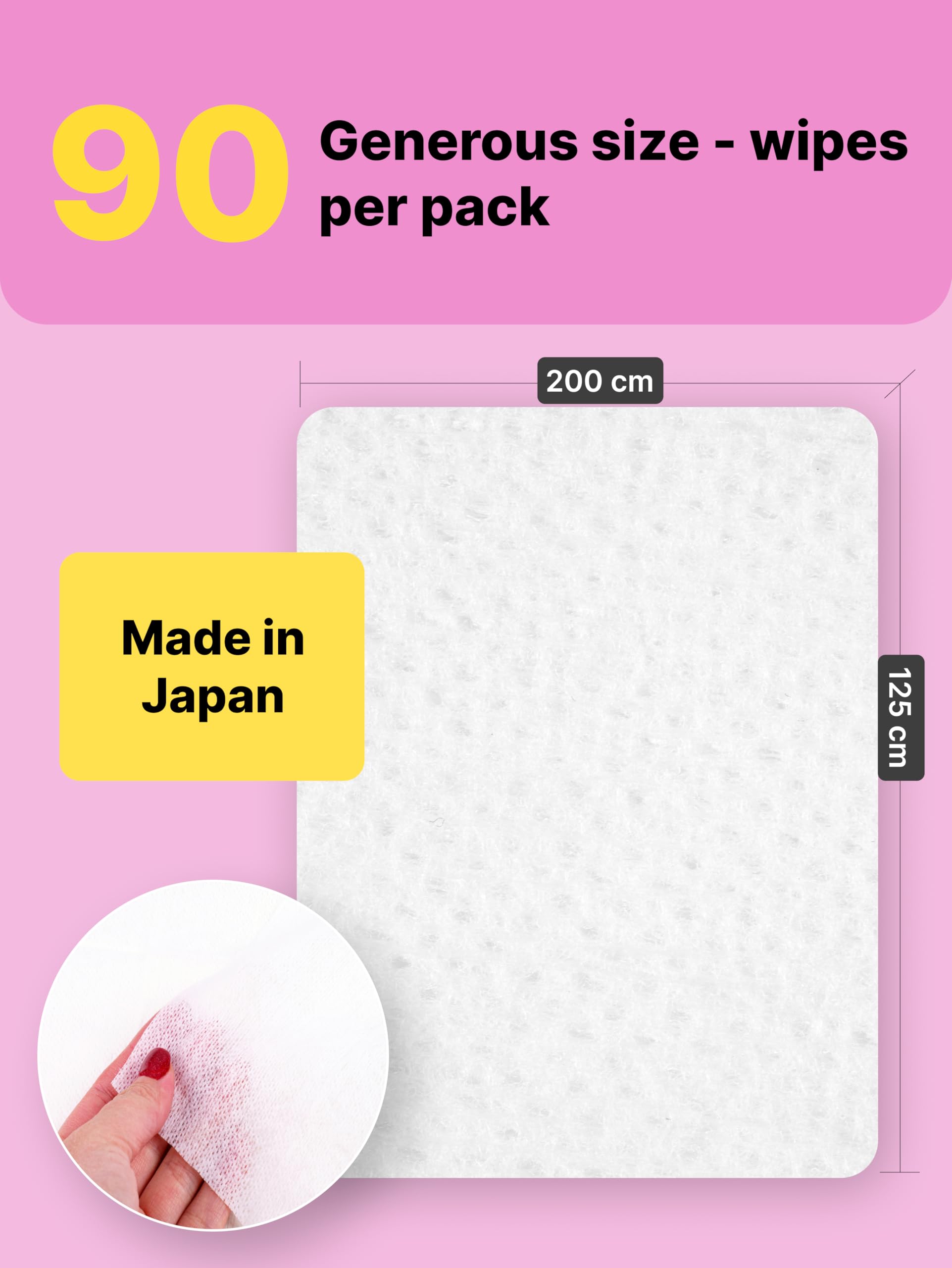 Japan Premium Pet Wipes 90 Pcs. I Versatile Cat and Dog Wipe s for Mouth Ears and Eyes, Mouth, Ears & Eyes Wipes-90Pcs - Image 4