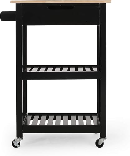 Miniatura 1 de Christopher Knight Home Muebles de cocina Dade, negro + natural