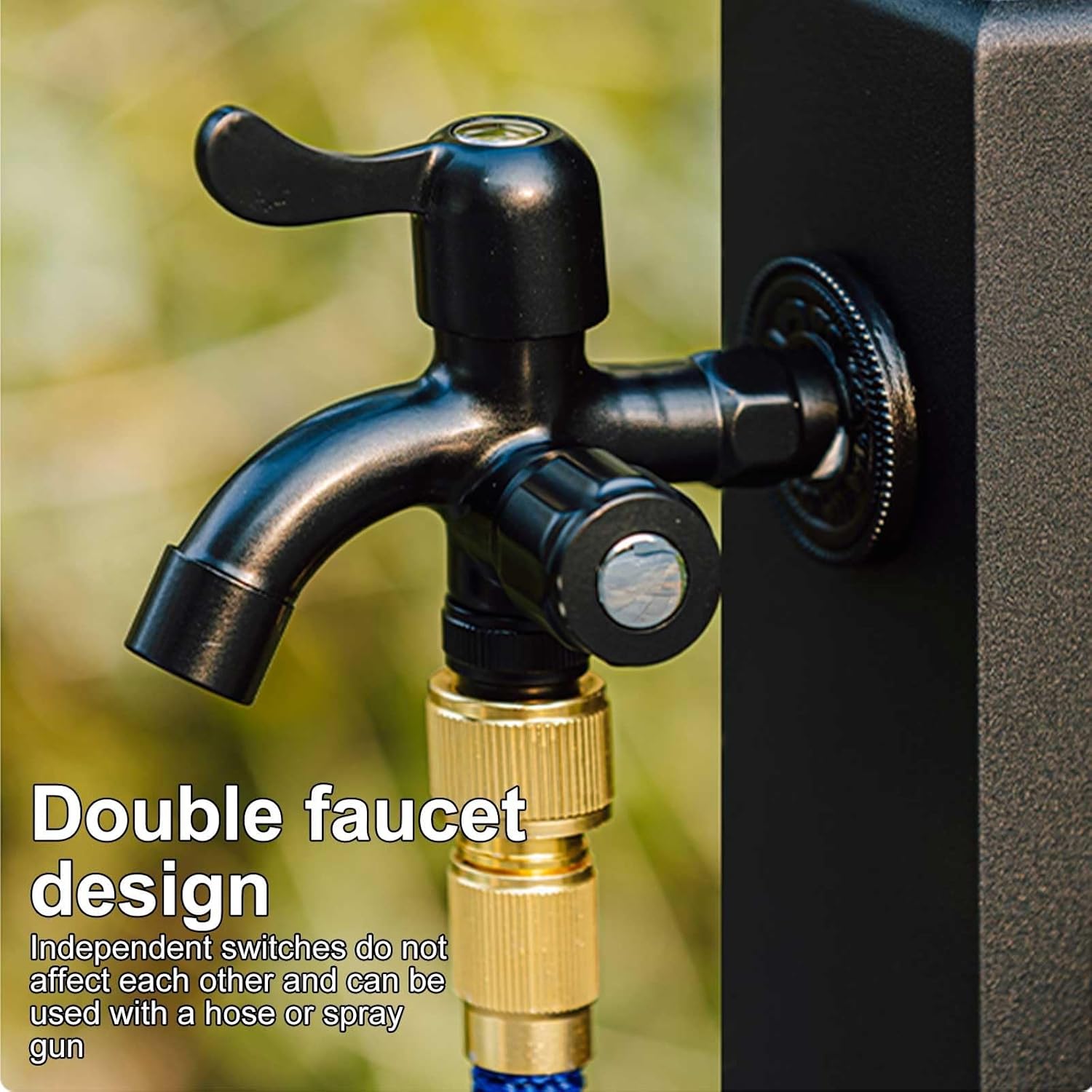 24in Square Garden Water Column - Outdoor Fountain & Irrigation System for Gardens, Farms & Pastures - Durable Water Feature for Landscaping, Gardening & Backyard Décor