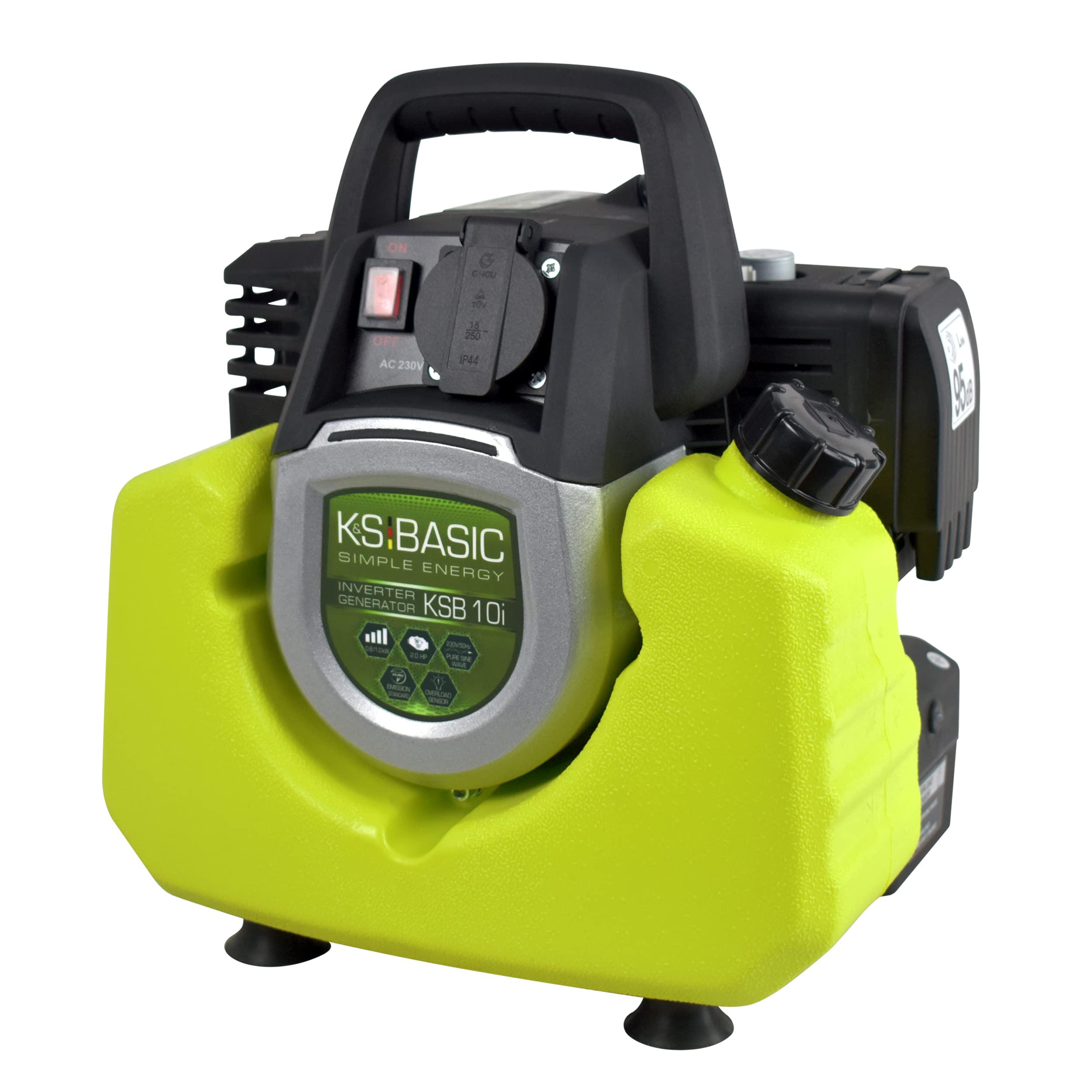 K&S BASIC KSB 10i, Generador inverter 1000 W, conversión electrónica de energía eléctrica, generador de emergencia para consumidores sensibles,​Euro 5,​protección IP23M