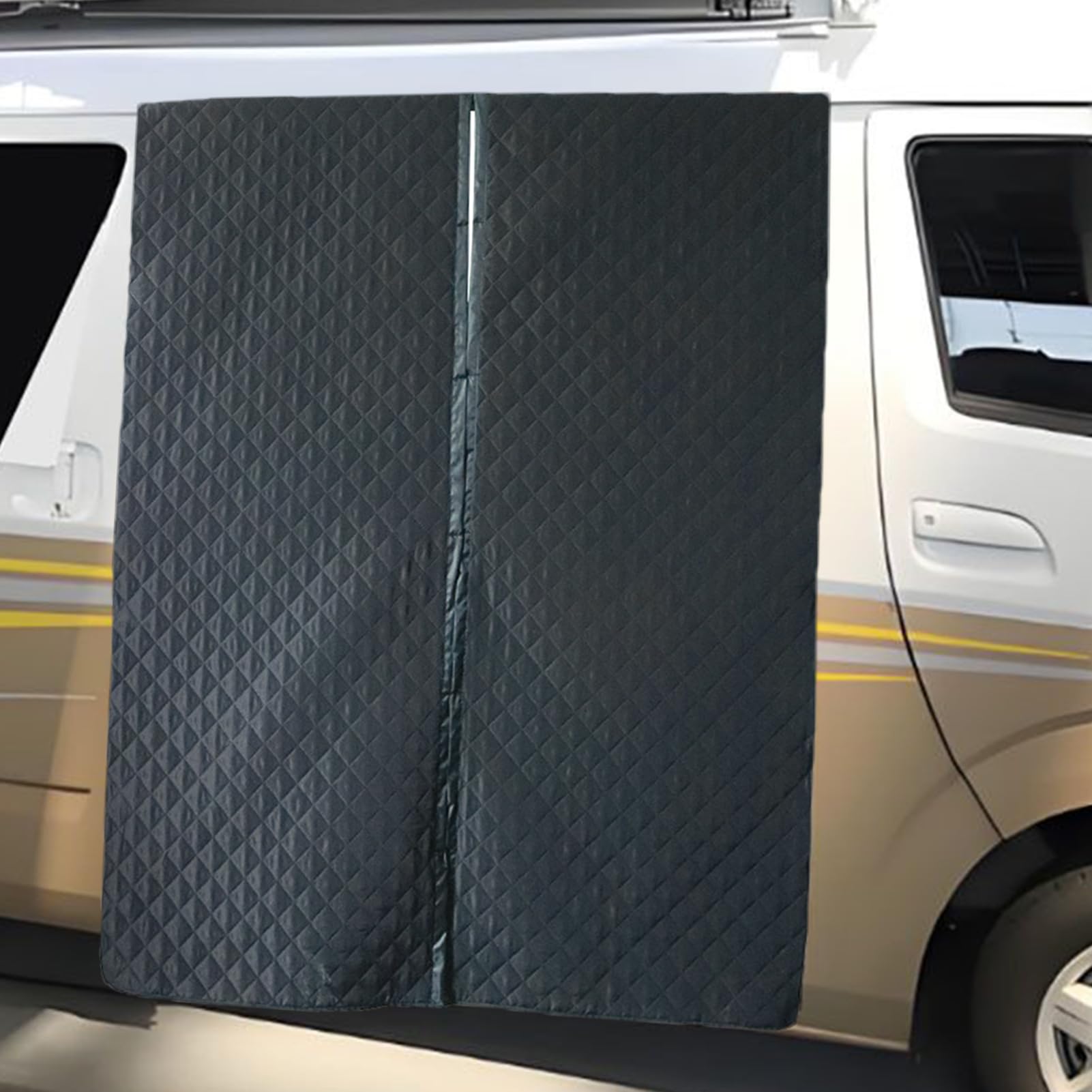 Isolant pour porte - Rideau magnétique pour camping-car - Couverture de porte pour camping-car d'hiver, pour chambre, salon, cuisine, salle de bain, crèche, chambre, garage, remorque