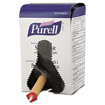 PURELL Advanced Hand Sanitizer Gel, 800 mL Hand Sanitizer Gel Refill for GOJO 800 Series Bag-in-Box Push-Style Dispenser (Pack of 12) 9657-12,Clear